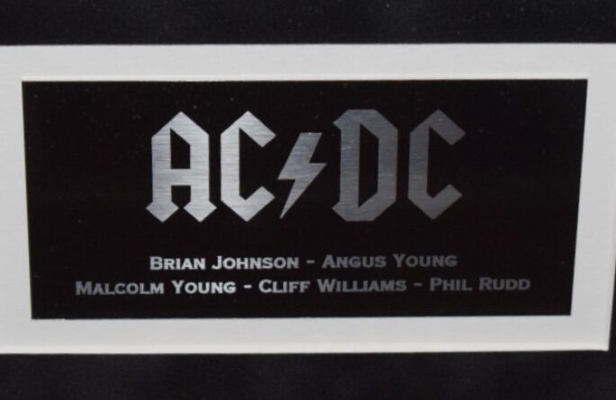 AC/DC – Signed Pearl Drum Head