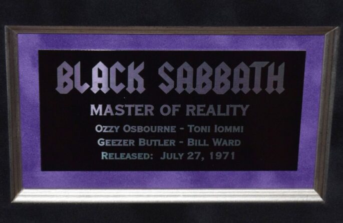 Black Sabbath – Master Of Reality