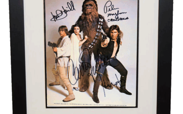 #2-Star Wars Signed 8×10 Color Photograph