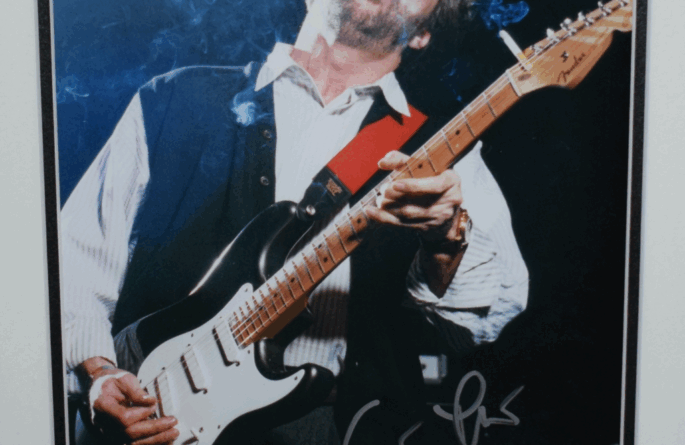 #4 – Eric Clapton Signed Photograph