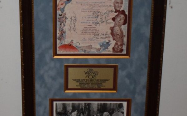 The Wizard of Oz Signed Sheet Music