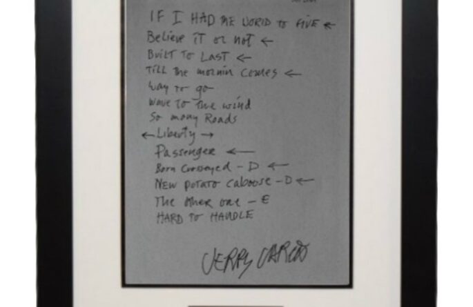 Grateful Dead – Jerry Garcia Set List