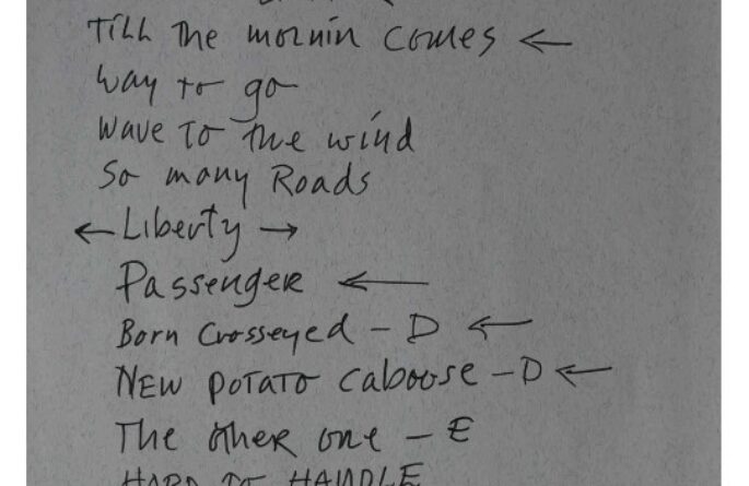 Grateful Dead – Jerry Garcia Set List