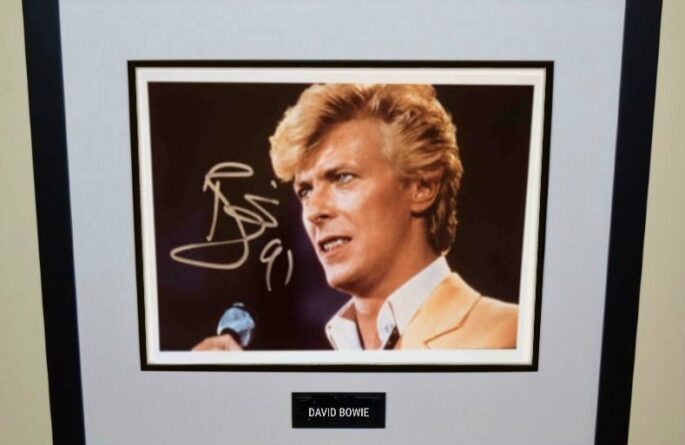 #1-David Bowie Signed 8×10 Photograph