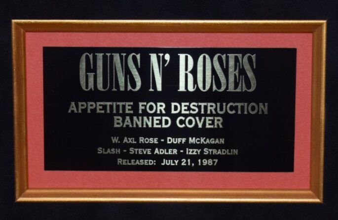 Guns N’ Roses – Appetite For Destruction Banned Cover