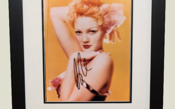 #2 – Drew Barrymore Signed Photograph
