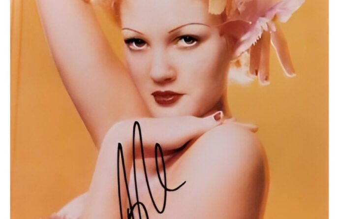 #2 – Drew Barrymore Signed Photograph