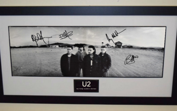U2 Signed Poster