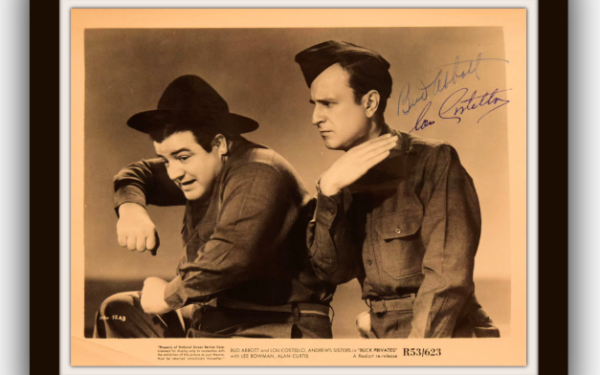 Abbott & Costello Signed Photograph