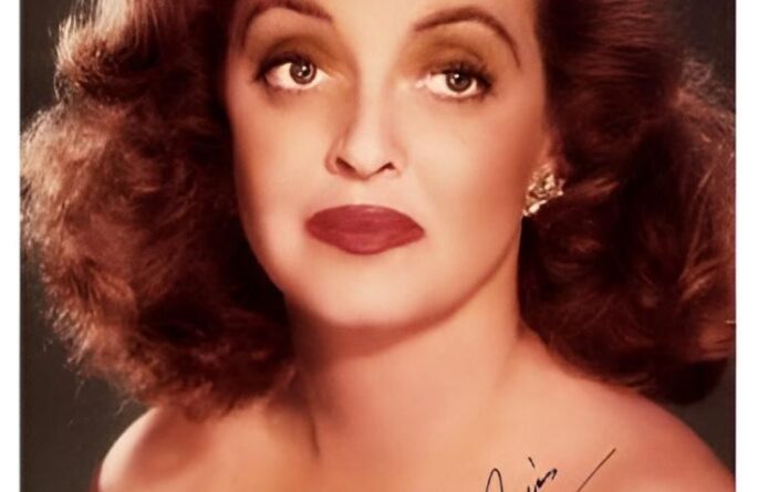 Bette Davis Signed Photograph