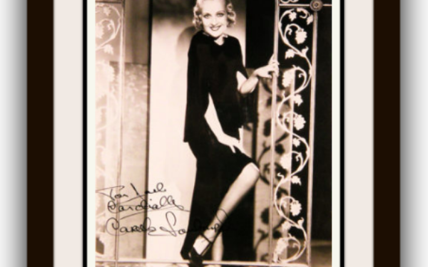 Carole Lombard Signed Photograph