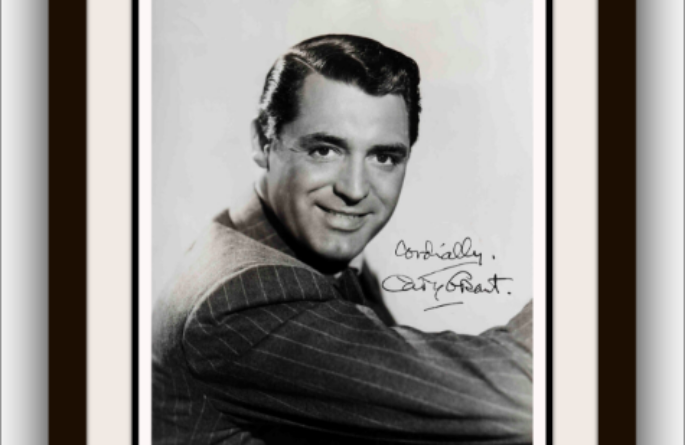 Cary Grant Signed Photograph