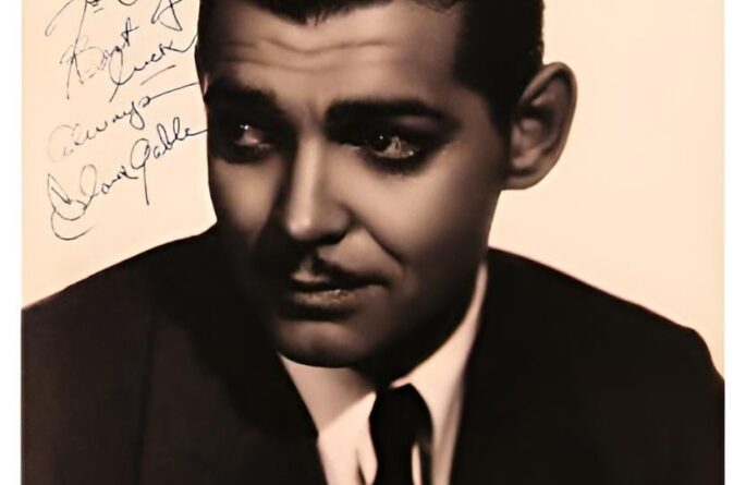 Clark Gable Signed Photograph