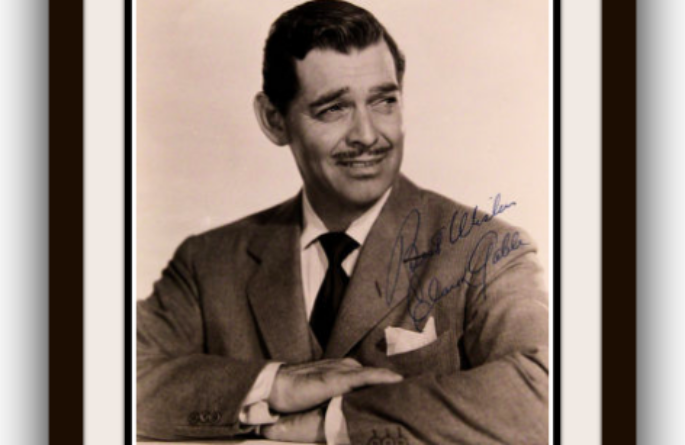 #2 Clark Gable Signed Photograph