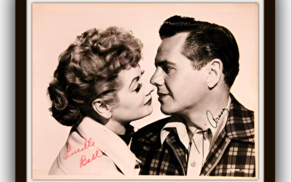 Desi Arnez & Lucille Ball Signed Photograph