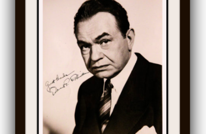 Edward G. Robinson Signed Photograph