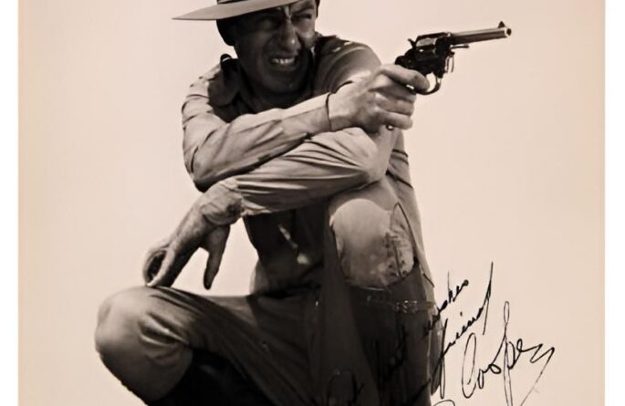 Gary Cooper Signed Photograph