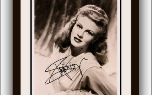 Ginger Rogers Signed Photograph