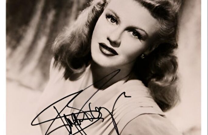 Ginger Rogers Signed Photograph