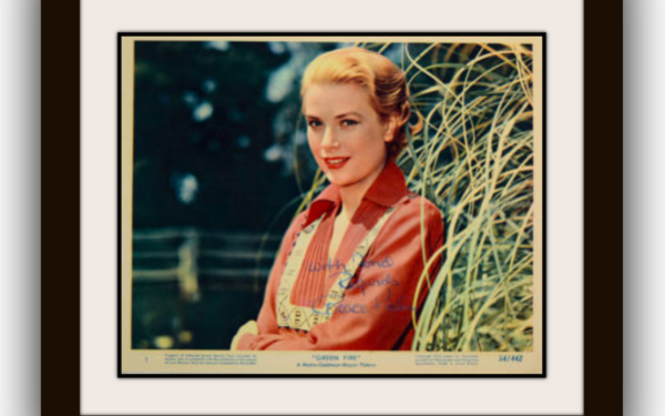 Green Fire – Grace Kellly Signed Photograph