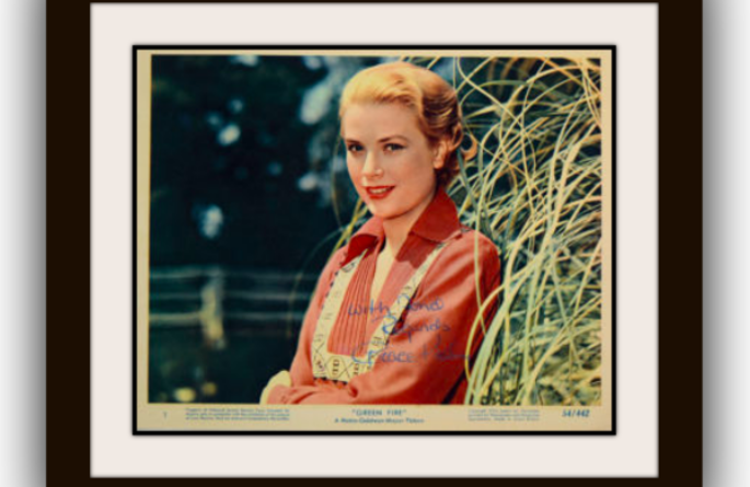 Green Fire – Grace Kellly Signed Photograph
