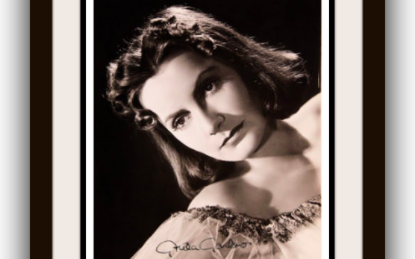 Greta Garbo Signed Photograph