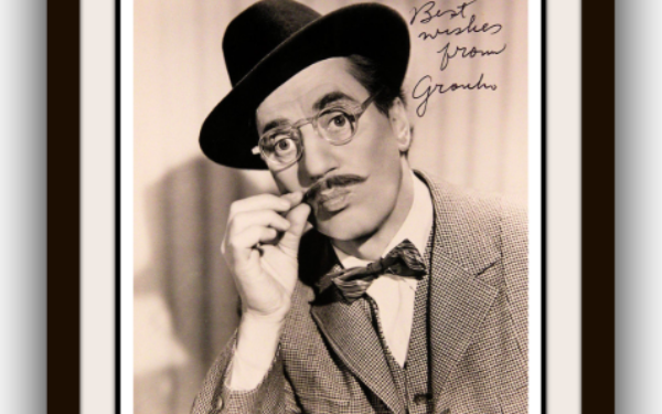 Groucho Marx Signed Photograph