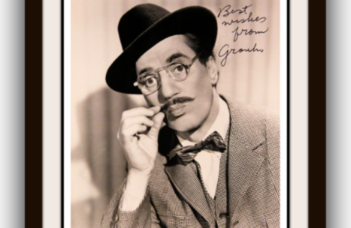 Groucho Marx Signed Photograph