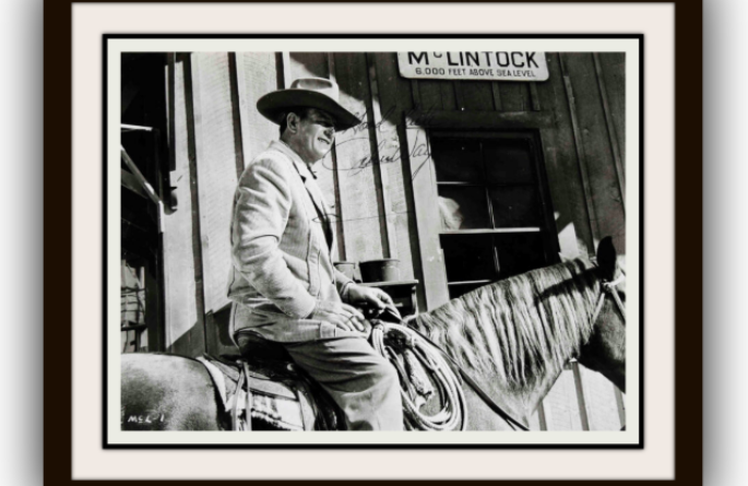 McLintock – John Wayne Signed Photograph