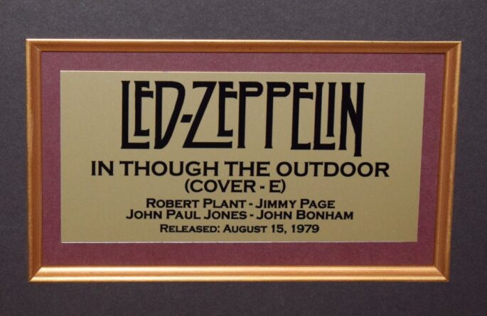 Led Zeppelin – “In Through The Out Door – Cover E