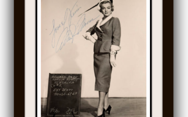 Marilyn Monroe Signed Photograph