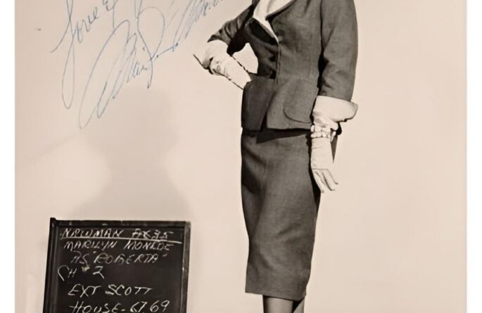 Marilyn Monroe Signed Photograph