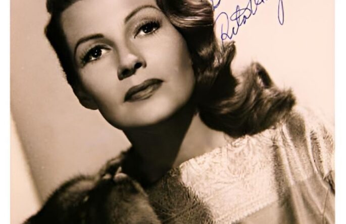 Rita Hayworth Signed Photograph