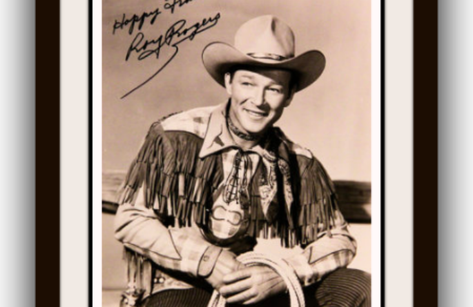 Roy Rogers Signed Photograph
