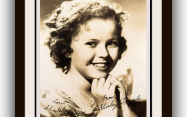 Shirley Temple Signed Photograph