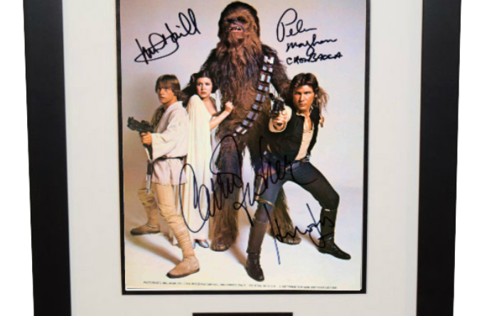 Star Wars Signed Photograph