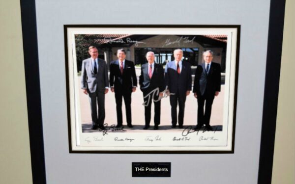 The Presidents Signed Photograph