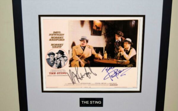 The Sting Signed Lobby Card