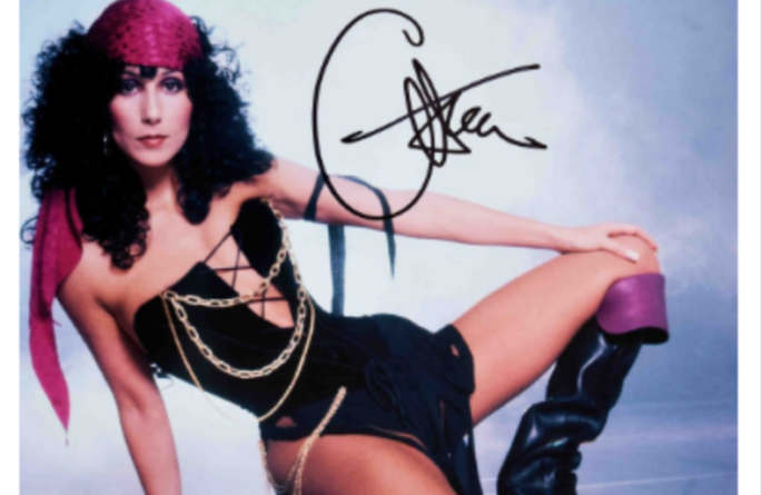 #2-Cher Signed 8×10 Photograph